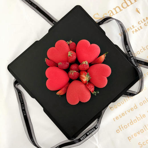 法式慕斯蛋糕 | 抹茶黑巧香草慕斯 - 心心相印 商品图0