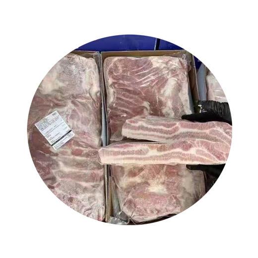 【西班牙原产】混血黑猪五花肉  约4kg/块 3块/箱 商品图1