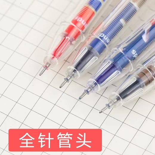 晨光米菲中性笔学生用MF2018卡通创意可爱学生中性笔0.38全针管黑色水笔签字笔中小学生考试书写笔 商品图3