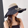 【秀帽】2022韩版时尚欧美大沿时装渔夫帽防晒防紫外线太阳帽可折叠遮阳帽 商品缩略图0