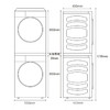 卡萨帝（Casarte）洗烘套装 C1 10P3EU1+CGY 10FP3U1 商品缩略图10