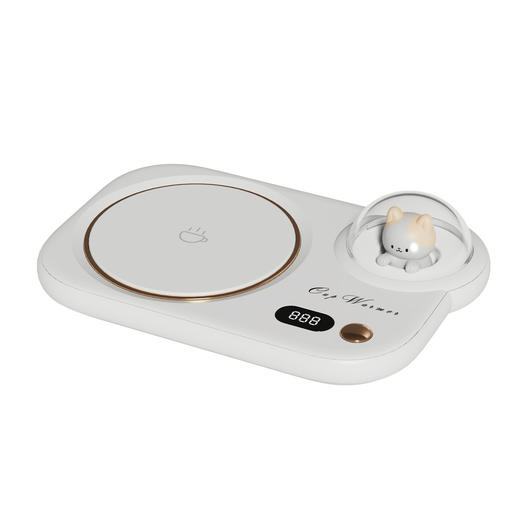 【猫咪55度暖杯垫】智能恒温加热杯垫送礼女朋友 办公家用暖奶茶壶网红爆款 商品图4