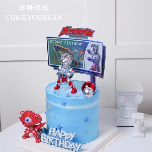 塞罗奥特曼 儿童生日蛋糕 商品图2