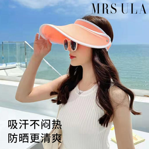 Mrs Ula尤拉小姐防晒帽UPF50+全脸防护轻盈透气两用遮阳帽子 商品图4