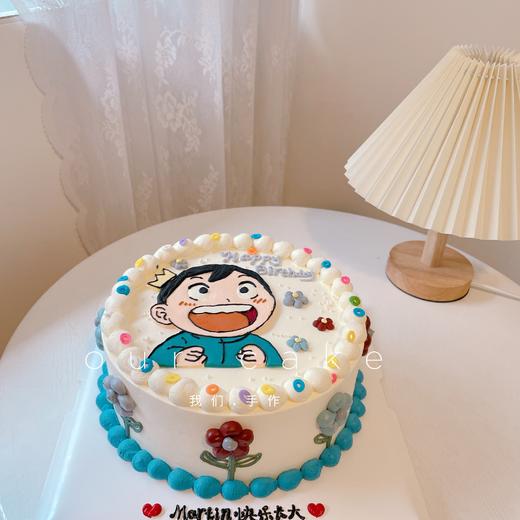 波吉王子手绘复古蛋糕蛋糕-低糖处理无添加 商品图1