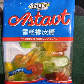 阿斯塔特雪糕橡皮糖150克