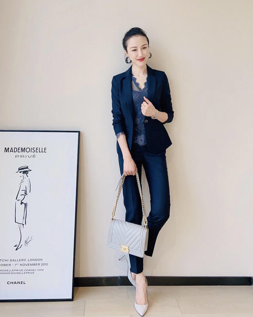 J83A2627颈袖添香智性风女精英OL气质职业装女士西装裤套装时尚正装J83A2627 商品图2