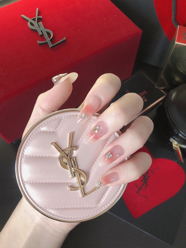 专柜620  YSL粉色皮革气垫干皮水光肌 10/20/BR20色号 替芯/正装