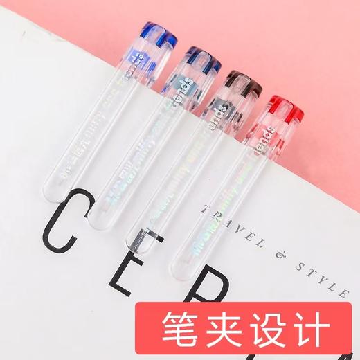 晨光米菲中性笔学生用MF2018卡通创意可爱学生中性笔0.38全针管黑色水笔签字笔中小学生考试书写笔 商品图4