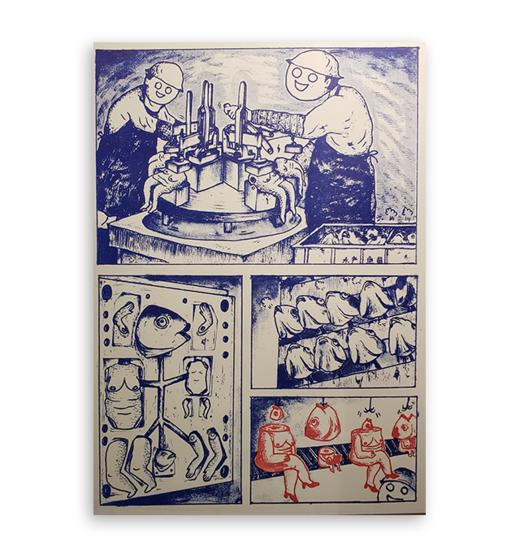 林坚硬｜『鱼生百态2』RISO A3系列 商品图0