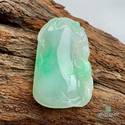 派瑞翡翠 翡翠挂件 糯冰种 绿色 商品图1