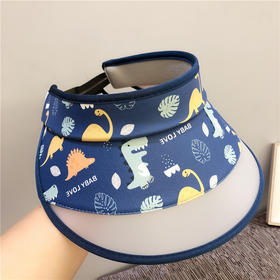 【儿童空顶夏季遮阳防晒帽】大檐太阳帽男女宝贝可爱出游帽-优选好物W仓