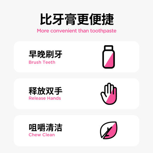参半固体牙膏粒便携口气清新口腔清洁正畸适用 商品图4