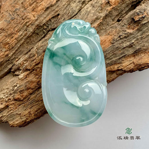 派瑞翡翠 翡翠挂件 糯冰种 飘花 商品图1