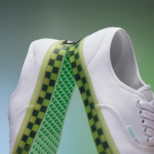 VANS翠绿色棋盘格牛筋底Authentic帆布鞋VN0A5KRDAVD 商品图3
