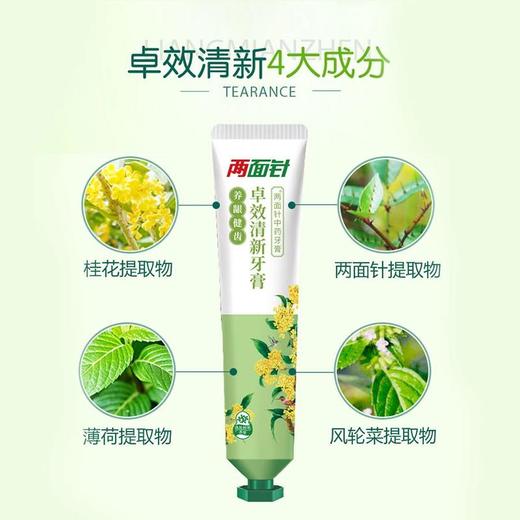 两面针中药卓效清新牙膏170g 商品图1
