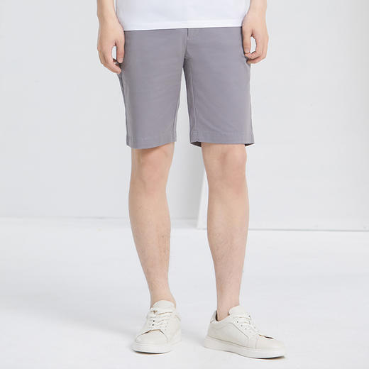 圣得西棉质休闲短裤夏季款时尚中青年弹力薄款冰凉五分裤2222917001 商品图1