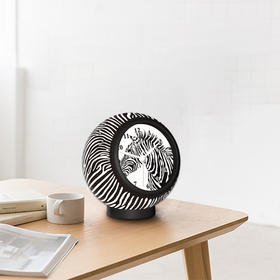 【折扣商品 不退不换】【折扣商品 不退不换】145片 桌面时钟 塑料拼图KC1004 图腾斑马