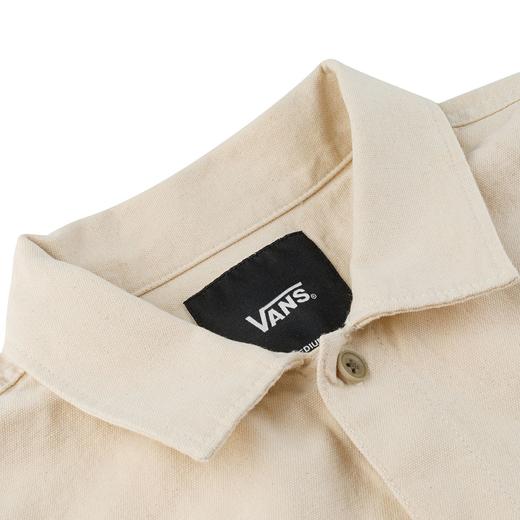 VANS男子长袖衬衫米白色青蛙印花工装风VN0A5KMZ7VJ 商品图2
