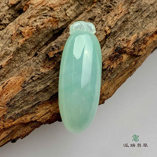 派瑞翡翠 翡翠挂件 糯冰种 绿色 商品图1
