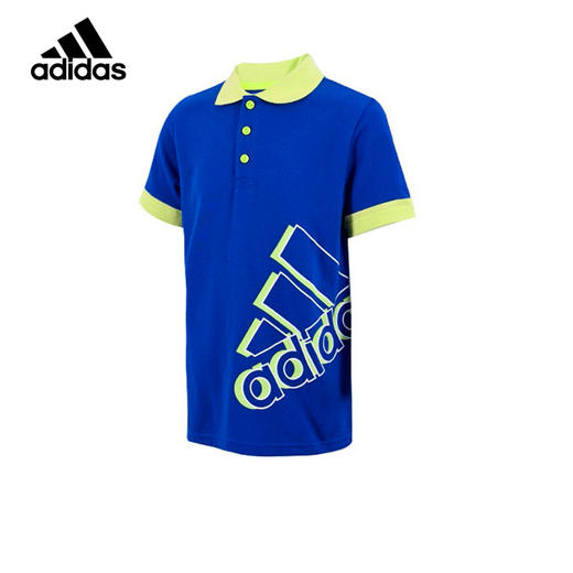 小阿迪男童T恤短袖2022夏季新款宝宝纯棉儿童Polo衫HT4912 商品图0