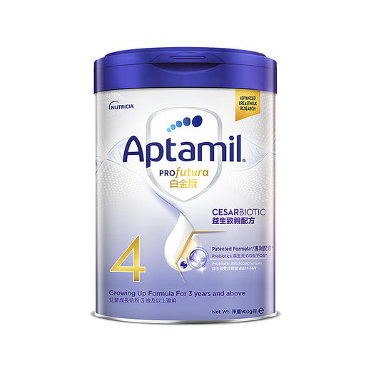 港版爱他美白金装婴幼儿奶粉4段 900g 商品图0