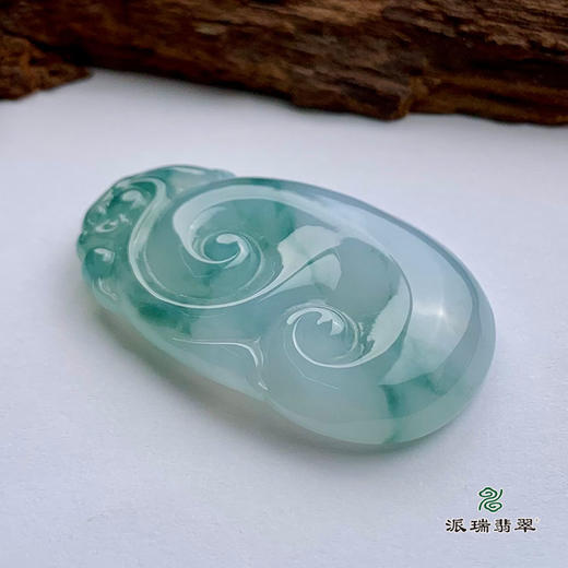 派瑞翡翠 翡翠挂件 糯冰种 飘花 商品图2