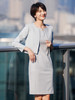 春夏西装外套女高级感小个子气质通勤西服连衣裙套装两件套 商品缩略图0