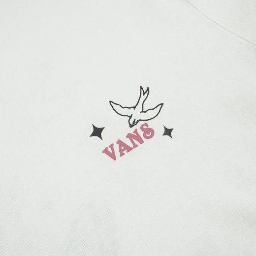 VANS女子短袖T恤夏季彩色图案蝴蝶米白色VN0A7Q17FS8 商品图4