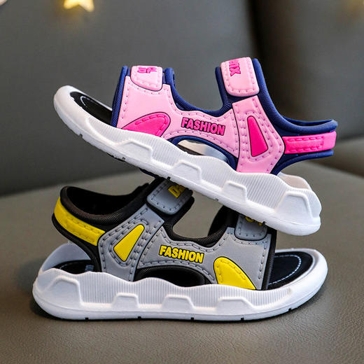 女童凉鞋2022新款夏软底防滑男童公主平底韩版运动儿童沙滩凉鞋国庆出游 商品图8