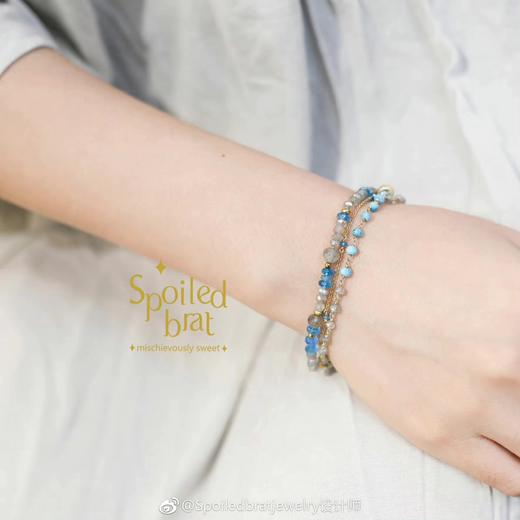 SpoiledBrat Jewelry 磷灰石斜长石多层手链 商品图4