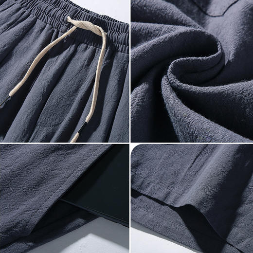 【DSY】大依优型休闲五分裤弹力短裤大号裤子加肥加大夏季松紧腰宽松运动短裤沙滩裤 商品图4