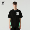 MEET.ROY狗头LOGO系列OVERSIZE烫银拼接TEE 短袖T恤01MR1252 商品缩略图0