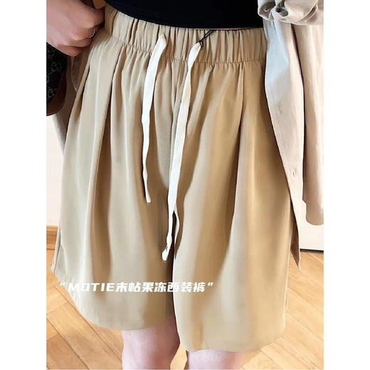 【限时折扣】MOTIE末帖果冻五分西装裤 (M-L)(白色/卡其色/灰色/绿色/黑色）（非质量问题不退不换） 商品图2