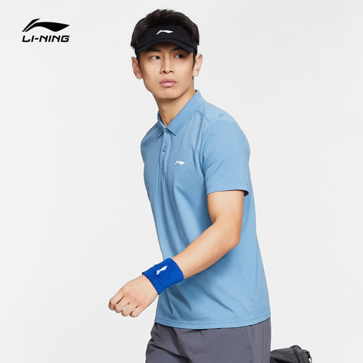 李宁男装POLO衫2022健身系列男子舒适耐洗短袖POLO衫APLS069 商品图6