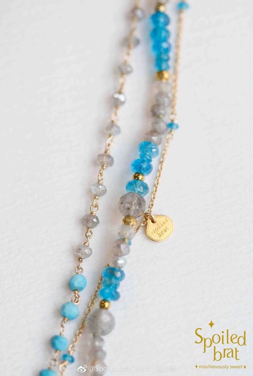 SpoiledBrat Jewelry 磷灰石斜长石多层手链 商品图2