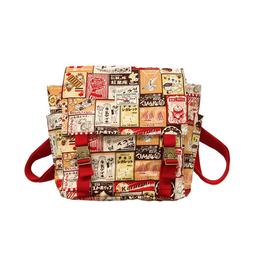 HUJI祤集Carton小盒子双肩包插画日式标签四号 商品图1