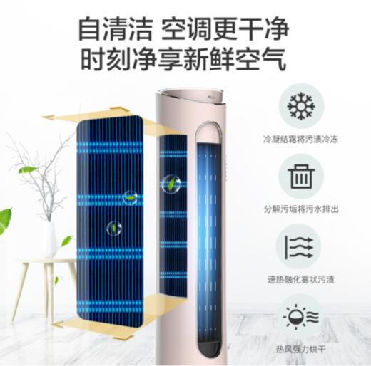 奥克斯 (AUX) 3匹 金淑 新一级 变频冷暖 空调立式 客厅智能空调柜机(KFR-72LW/BpR3PYA2(B1)) 商品图2