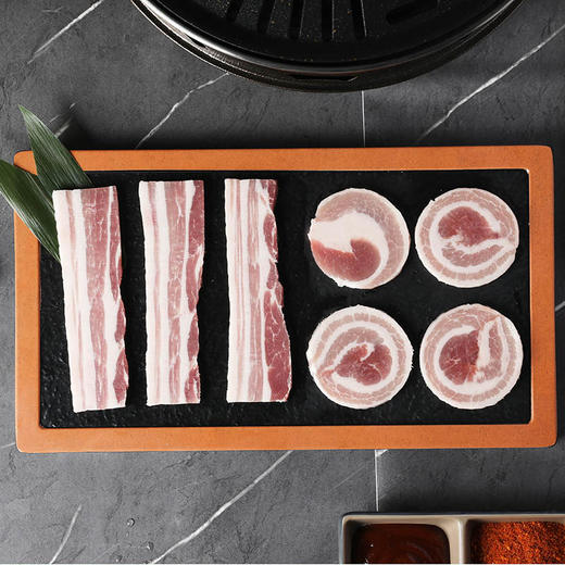 家庭烤肉（五花肉片+五花肉卷）500g*2袋 商品图2