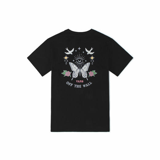 VANS女子短袖T恤夏季彩色图案黑色VN0A7Q17BLK 商品图1