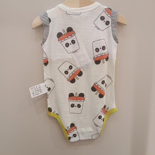 moimoln小云朵童装夏季男女宝宝连体衣舒适卡通爬服哈衣LOM2NZBU12 商品图1