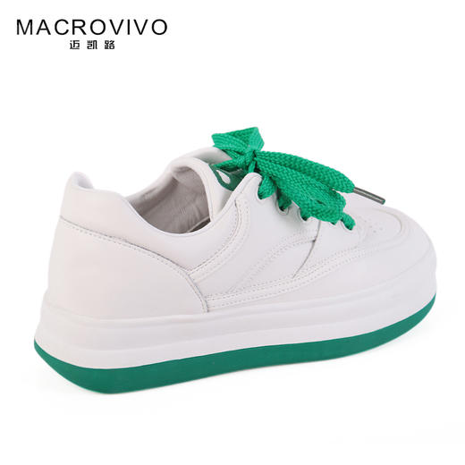 迈凯路松糕厚底时尚百搭小白鞋798-1 商品图5