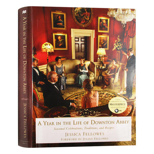唐顿庄园的一年 节日庆典 传统和食谱 英文原版 A Year in the Life of Downtown Abbey 同名英剧唐顿庄园 海克利尔城堡 英文版书 商品图1