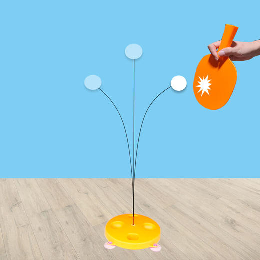 抖音乒乓球训练器儿童练习器室内成人家用自练神器双人吸盘式玩具国庆出游 商品图5