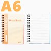 易利A6胶面双线圈笔记本60记事本子商务PP活页日记本螺旋本1本 商品缩略图0