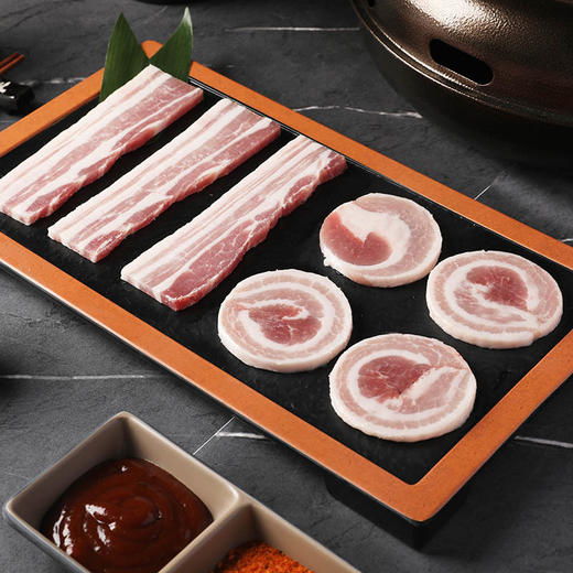 家庭烤肉（五花肉片+五花肉卷）500g*2袋 商品图1