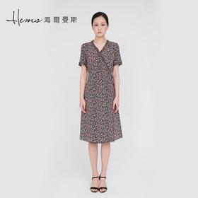 奥尔西.布莱亚短袖桑蚕丝连衣裙20862M64