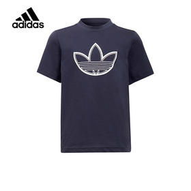 小阿迪小童休闲舒适运动短袖T恤HE2075