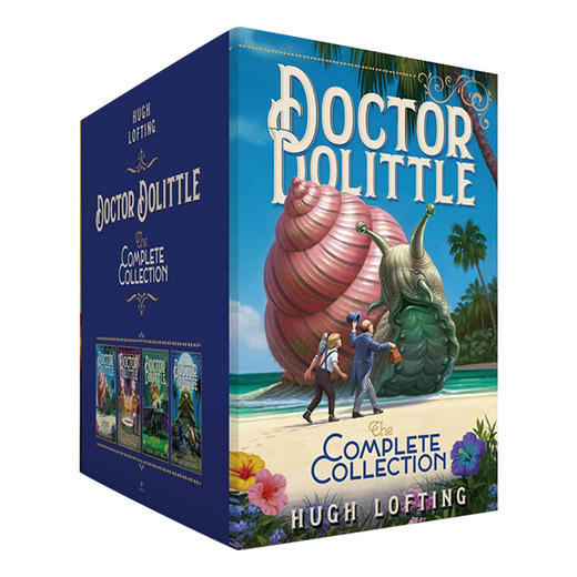 多力特的奇幻冒险 4册全集套装英文原版 Doctor Dolittle 怪医杜立德 Hugh Lofting 小罗伯特唐尼2020奇幻喜剧电影原著小说 英文版 商品图1