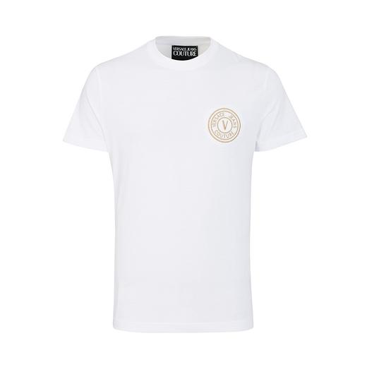 【超惠秒】范思哲VERSACE 男士全棉刺绣logo短袖T恤 10412 商品图2
